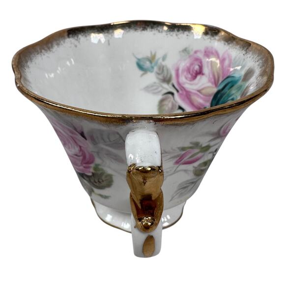 Royal Albert Summer Bounty Series Jade Cup & Saucer Set White Bone China England - Picture 3 of 12